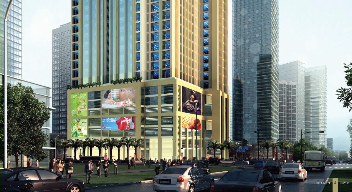 Phối cảnh công trình Eco Green Tower