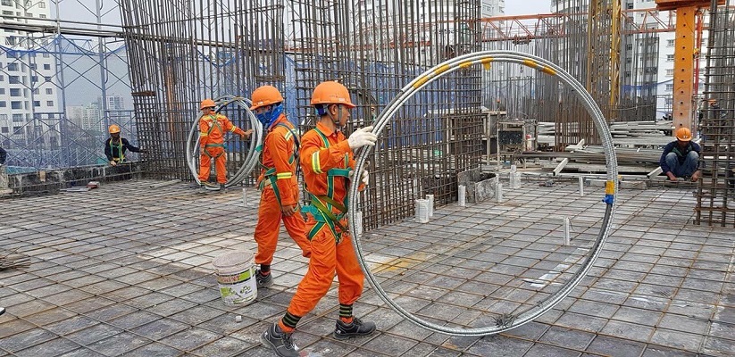 Hình ảnh thi công tại công trường từ tư liệu Bảo Phúc